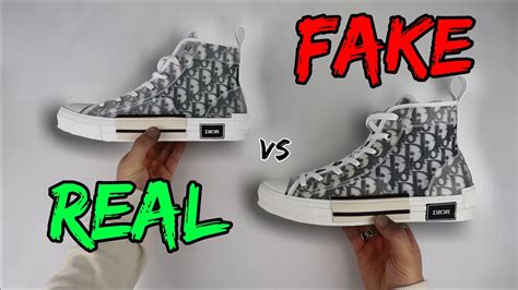 dior b27 real vs fake|are dior shoes real.